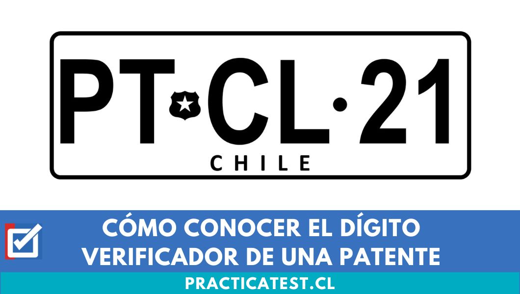 Cómo saber el dígito verificador de la patente de un auto en Chile