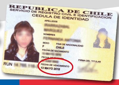 Extienden vigencia de cédulas de identidad para extranjeros en Chile