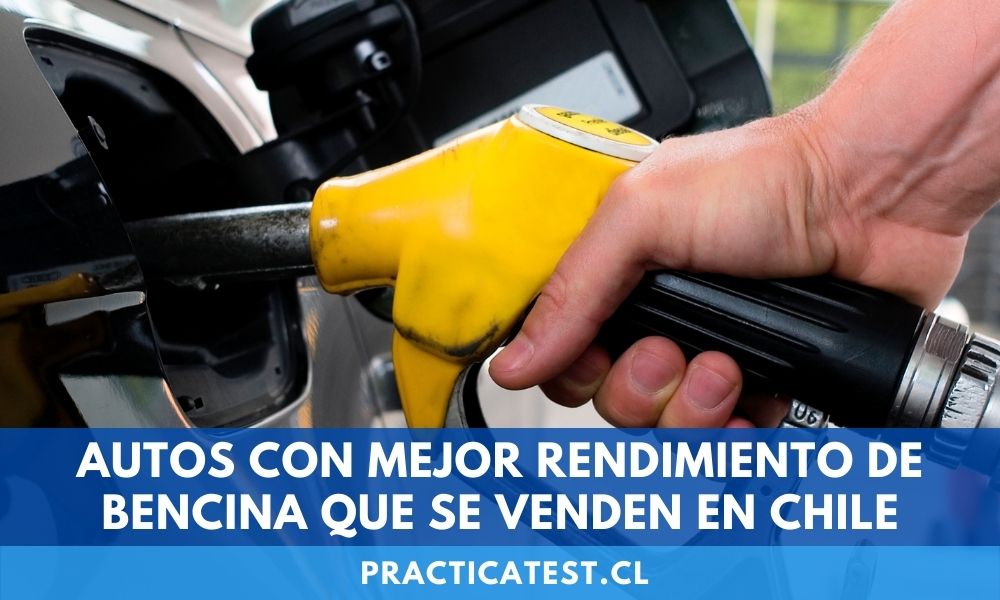 Autos con mejor rendimiento de bencina en el mercado Chileno