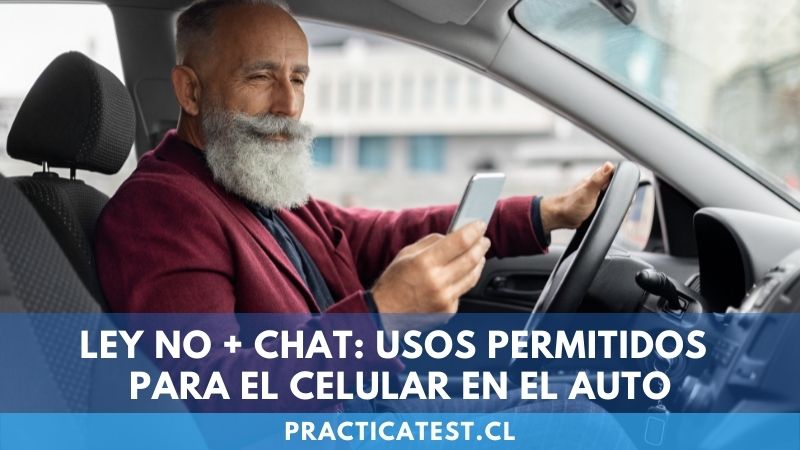 Qué usos del celular están permitidos mientras manejamos un vehículo en Chile