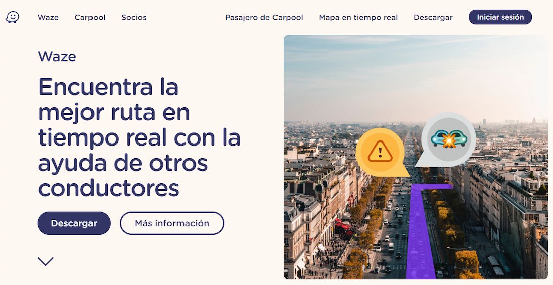 Waze Chile, app que funciona como GPS y red social para llegar rápido a nuestro destino