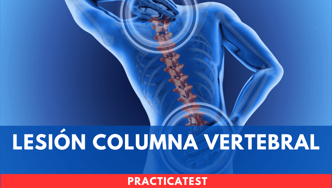 Lesión de columna vertebral
