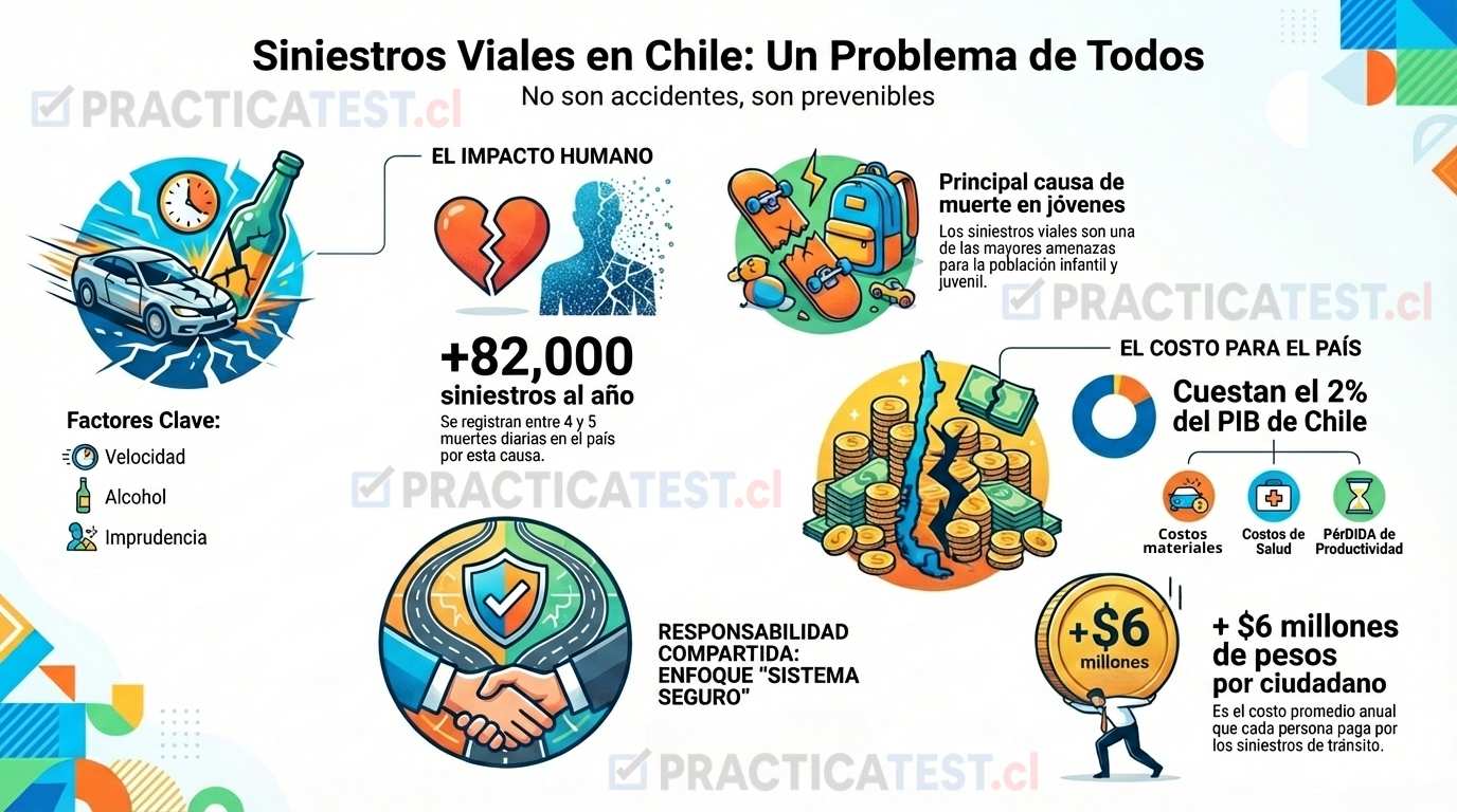Siniestros de tránsito Chile